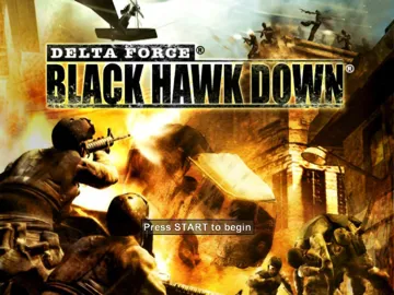 Delta Force Black Hawk Down (USA) screen shot title